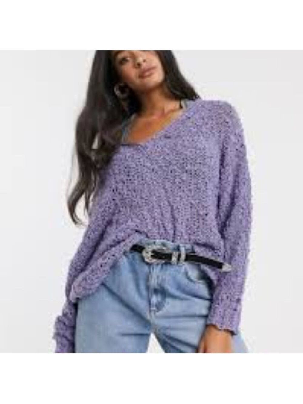 Free People Sunday Shore Cotton Blend Sweater